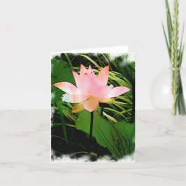 Lotus Notecard Bedankkaart