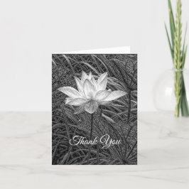 Lotus Notecard Bedankkaart