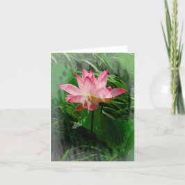 Lotus Notecard Bedankkaart