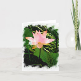 Lotus Notecard Bedankkaart