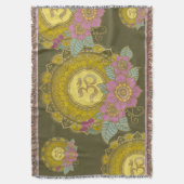 Lotus of the OM - Sierkussen Deken (Voorkant Verticaal)