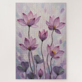 Lotus – Oil Painting Legpuzzel (Verticaal)
