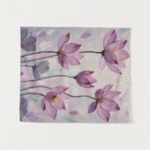 Lotus – Oil Painting Wandkleed (Voorkant (horizontaal))