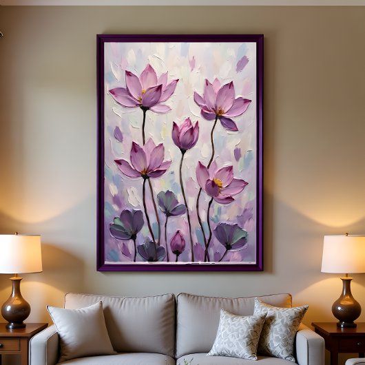 Lotus – Oil Painting Wandkleed