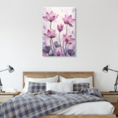 Lotus – Olie Schilderij Canvas Afdruk (Insitu (Slaapkamer))