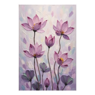Lotus – Olie Schilderij Foto Afdruk