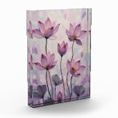 Lotus – Olie Schilderij Fotoblokken (Links)