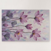 Lotus – Olie Schilderij Legpuzzel (Horizontaal)