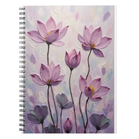 Lotus – Olie Schilderij Notitieboek (Voorkant)