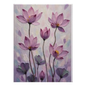 Lotus – Olie Schilderij Perfect Poster (Voorkant)