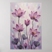 Lotus – Olie Schilderij Poster (Voorkant)