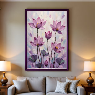 Lotus – Olie Schilderij Wandkleed