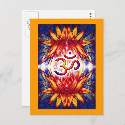 Lotus OM Art Briefkaart (Voorkant / Achterkant)