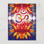 Lotus OM Art Briefkaart (Voorkant)