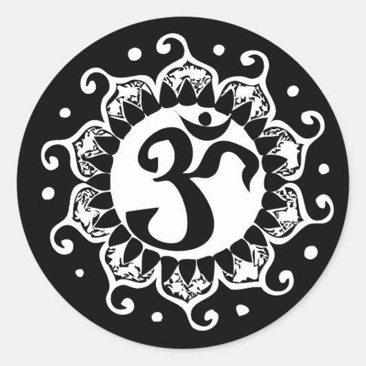 Lotus OM Ronde Stickers (Voorkant)