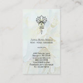 *~* Lotus Ombre Reiki Nirvana Sacred Geometry Visitekaartje (Achterkant)
