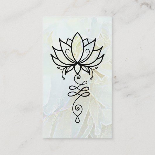 *~* Lotus Ombre Reiki Nirvana Sacred Geometry Visitekaartje (Voorkant)