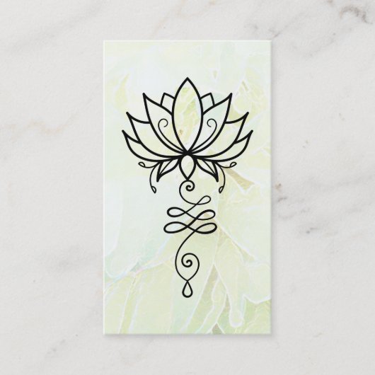*~* Lotus Ombre Yoga Sacred Geometry Nirvana Visitekaartje (Voorkant)