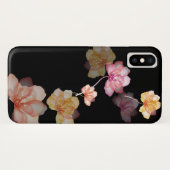 Lotus on Black Case-Mate iPhone Case (Achterkant (horizontaal))