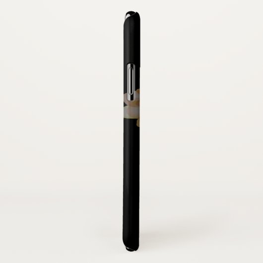 Lotus on Black Case-Mate iPhone Case (Achterkant / rechts)