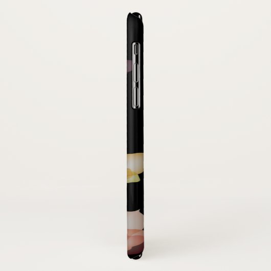 Lotus on Black Case-Mate iPhone Case (Achterkant/links)