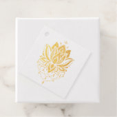 Lotus-ontwerp Bedankjes Labels (Met doos)