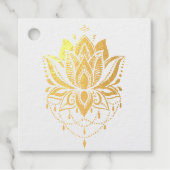 Lotus-ontwerp Bedankjes Labels (Voorkant)