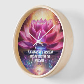 LOTUS ontwerp wandklok (Hoek)