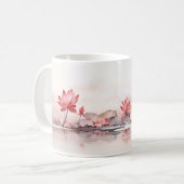 Lotus op het water koffiemok (Voorkant links)