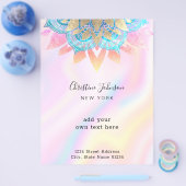 lotus pastel coconto beauty professional flyer (Enkel)