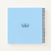 ** Lotus Pastel Nebula Galaxy Universe Gold AP3 Notitieboek (Achterkant)