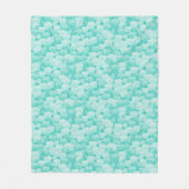 Lotus patroon 2 fleece deken (Voorkant)