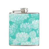 Lotus patroon 2 heupfles (Voorkant)