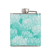 Lotus patroon 2 heupfles (Achterkant)