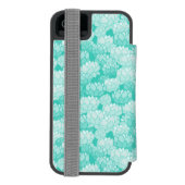 Lotus patroon 2 incipio iPhone portemonnee hoesje (Agenda Achterkant)