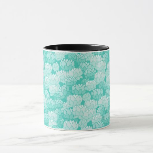 Lotus patroon 2 mok (Midden)