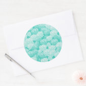 Lotus patroon 2 ronde sticker (Envelop)