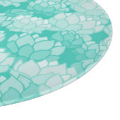 Lotus patroon 2 snijplank (Hoek)