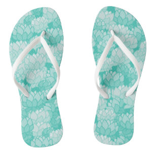 Lotus patroon 2 teenslippers