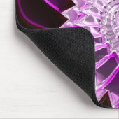 Lotus Pattern Glass Art 1A Mousepad Muismat (Hoek)