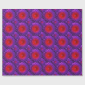 Lotus Pattern Glass Art 3A Wrapping Paper Cadeaupapier (Vlak)