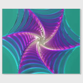 Lotus Pattern Glass Art 5A Wrapping Paper Cadeaupapier (Vlak)