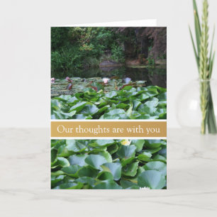 Lotus Peaceful Garden condoleances Kaart
