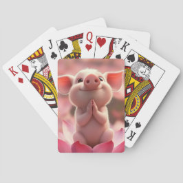 Lotus Piglet van Bliss Pokerkaarten