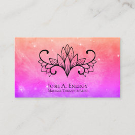 *~* Lotus Pink Galaxy Lavender Nebula Universe Visitekaartje