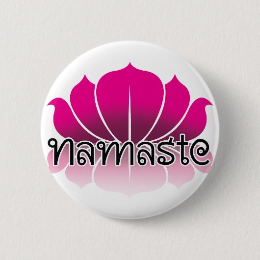 Lotus Pink Ronde Button 5,7 Cm (Voorkant)