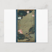 Lotus Pond en vis van Ito Jakuchu Briefkaart (Voorkant)