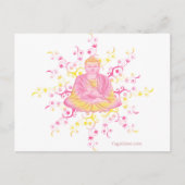 Lotus pose briefkaart (Voorkant)