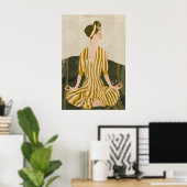 Lotus Pose Poster - Meditatief Printbare voor Haar (Thuiskantoor)
