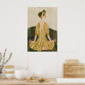 Lotus Pose Poster - Meditatief Printbare voor Haar (Keuken)